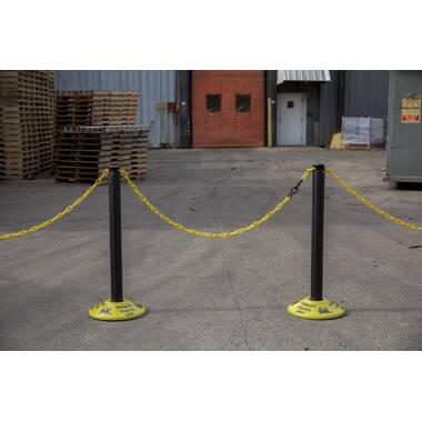 Chain (#6, 38-mm) X 300-ft Yellow Plastic Barrier Chain In, 57% OFF